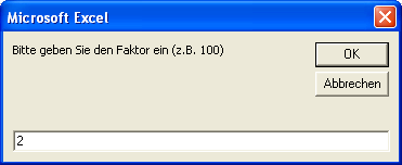 Alle Excel-Werte mit einer Konstanten multiplizieren Alle Excel-Werte mit einer Konstanten multiplizieren