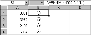 Sonderzeichen in einer WENN-Abfrage von Excel Sonderzeichen in einer WENN-Abfrage von Excel