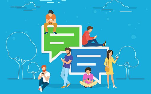 Messenger Apps WhatsApp, Nutzer, Verschlüsselung, Threema