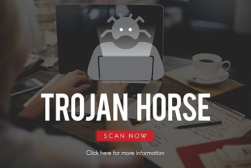 Trojaner Programm, Pferd, Datei, Viren