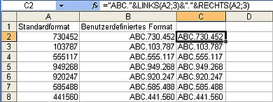 Individuelle Zahlenformate in Excel anlegen Individuelle Zahlenformate in Excel anlegen