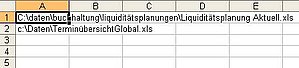 Excel-Tabelle externe Verknüpfung