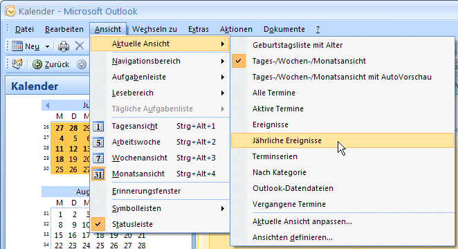 Einzelne Geburtstage löschen - computerwissen.de