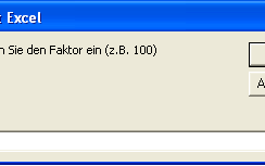 Excel-Werte Konstante multiplizieren Zelle, Bereich, Faktor, Makro