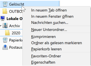 Papierkorb endgültig löschen
