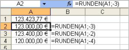 RUNDEN-Funktion