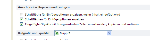 So deaktivieren Sie das Einfügen-Menü in Excel 2010