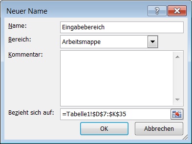 So legen Sie einen Namen für einen Zellbereich fest So legen Sie einen Namen für einen Zellbereich fest
