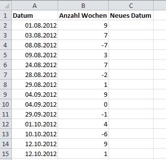 Mit Wochen in Excel rechnen und das richtige Datum ermitteln. Mit Wochen in Excel rechnen und das richtige Datum ermitteln.