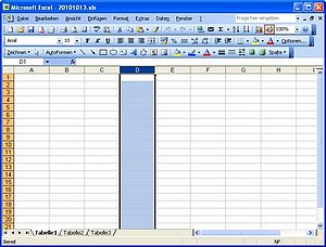 Spalte in Excel mit Makro markieren Spalte in Excel mit Makro markieren