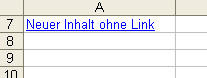 Neuer Inhalt als Hyperlink formatiert, obwohl es keiner ist
