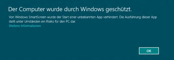Windows 8: so deaktivieren Sie SmartScreen Windows 8: so deaktivieren Sie SmartScreen