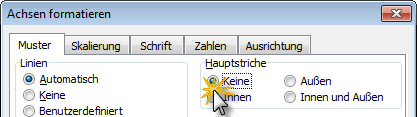 Verbunddiagramm Achsen formatieren