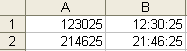 Excel Zeitformat