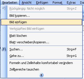 Excel Bild einfügen