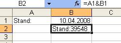 Excel Datum